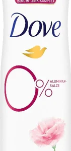 Dove zinc deodorant spray rose scent, 150ml
