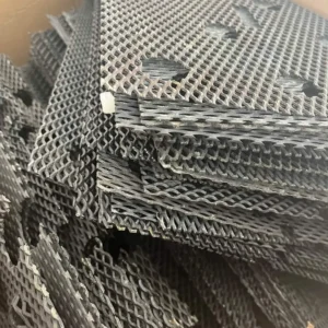 Black Titanium Mesh Scrap