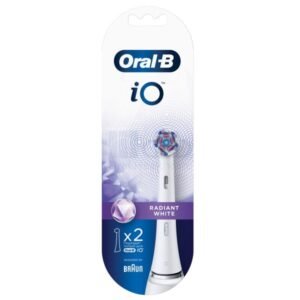 Oral-B iO Radiant White Electric Toothbrush Heads Pack Of 2